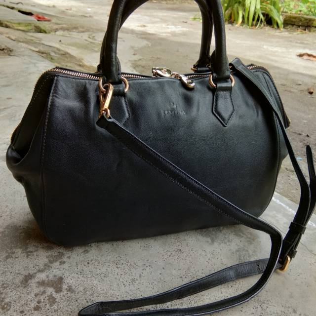 Tas wanita Jestina original kulit asli