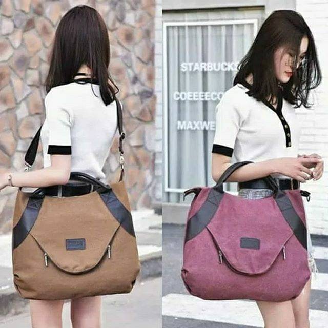 TW1844 Tas Selempang Wanita Impor Sling Shoulder Bag Warna Cantik