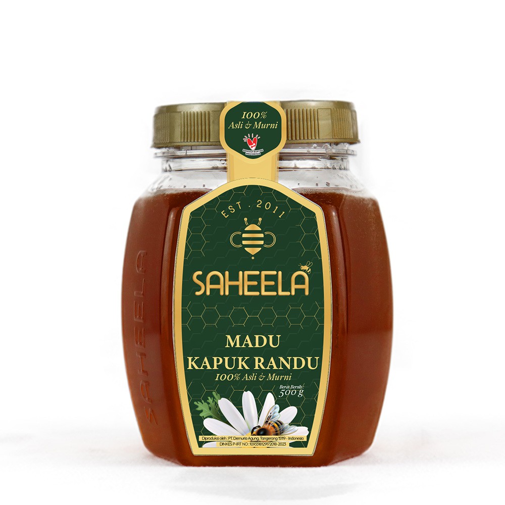 

Madu Saheela 500 gram Kapuk Randu Murni Raw Honey Herbal Tokoshobi