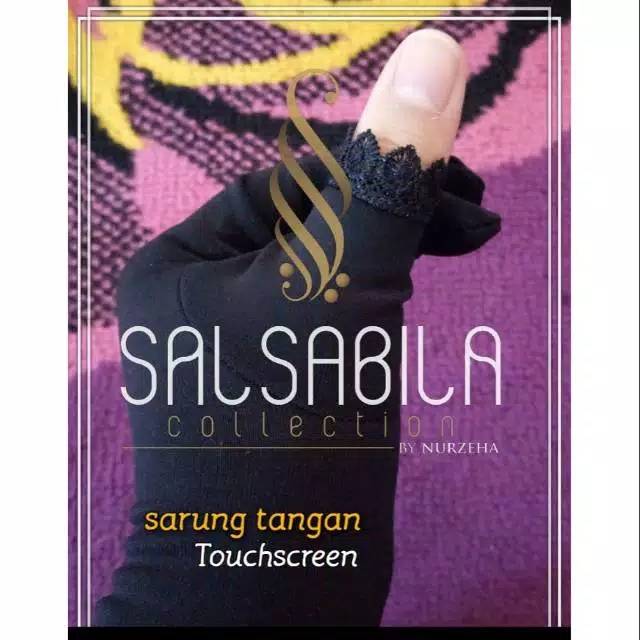 Sarung tangan full jari/sarung tangan muslimah/sarung tangan salsabila/sarung tangan touchscreen