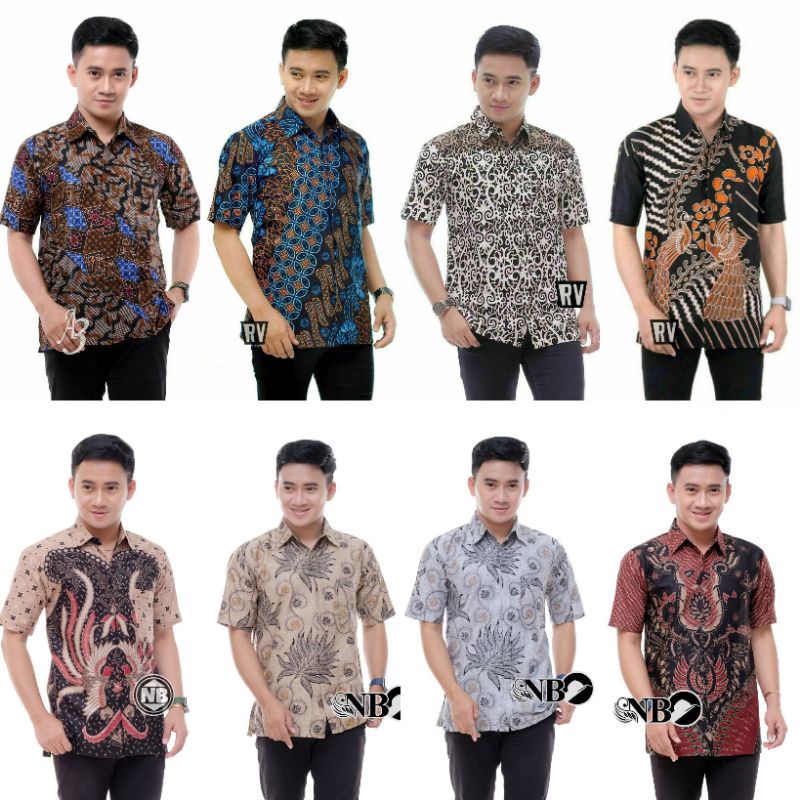 Hem Barik Pria Motif Blarak Hitam Manis M L XL XXL Katun Halus