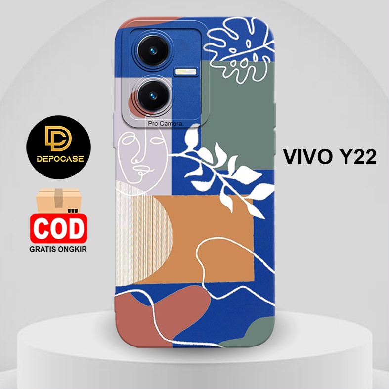 Soft Case Vivo Y22 - Case Vivo Y22 - Kesing Hp Vivo Y22 - Case Hp Vivo Y22 - Casing Vivo Y22 - Softc