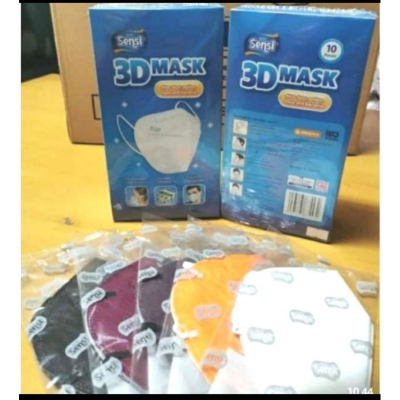 SENSI 3D Mask 10pcs / Masker Sensi / Masker 3D / 3D Mask