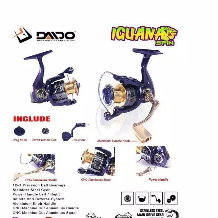 Reel Daido Iguana 6000