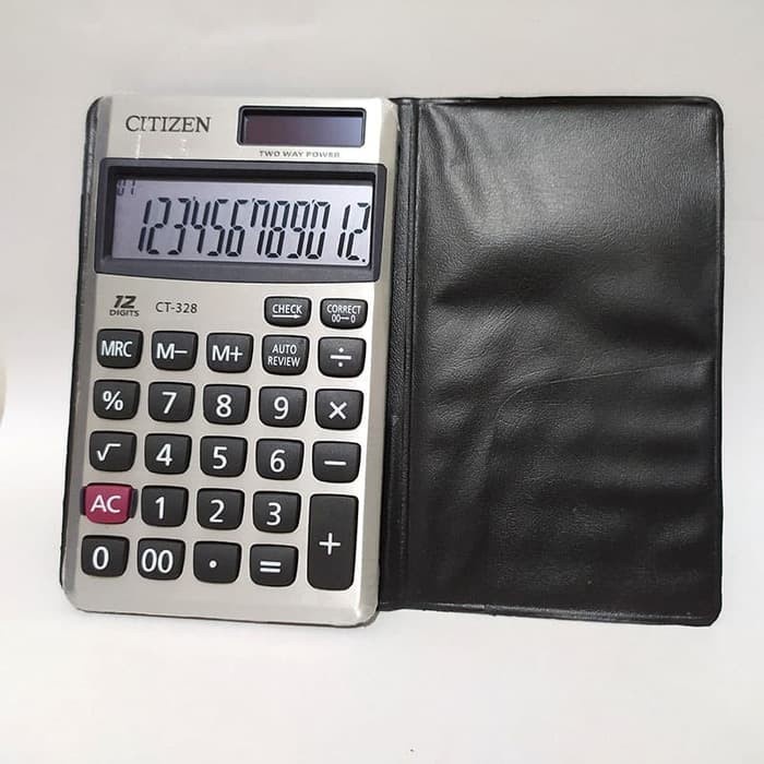 

Kalkulator Citizen CT-328 12 Digit CoverBook Mini
