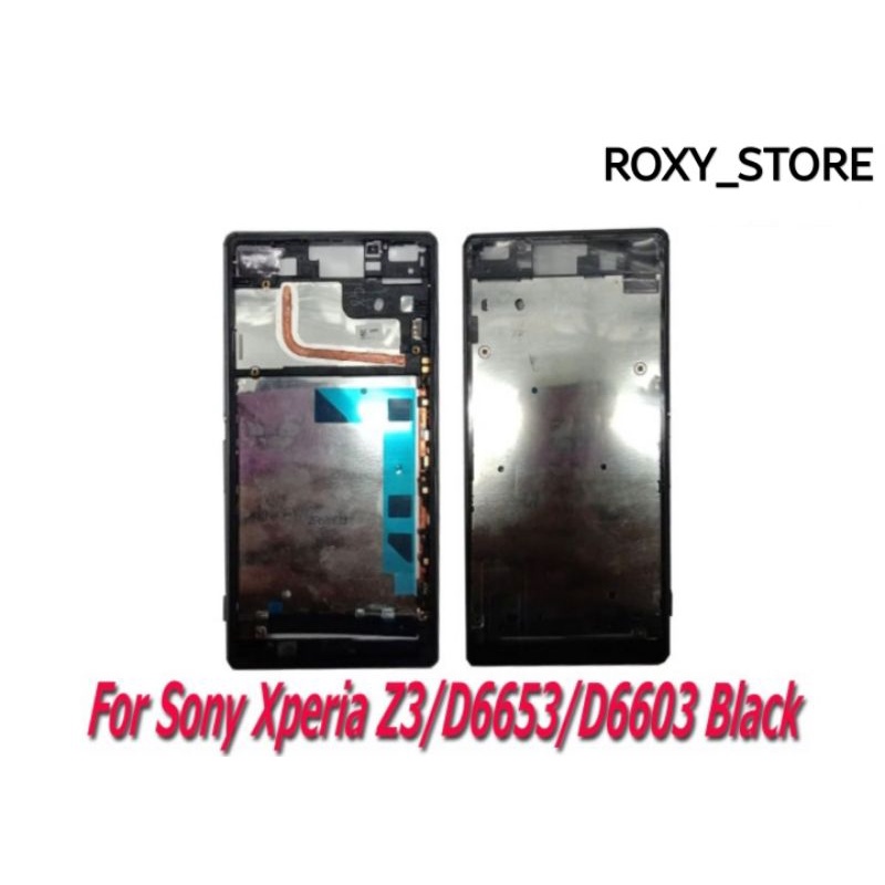 Frame Bezzel Tulang Tengah Tatakan Lcd Sony Xperia Z3 Big