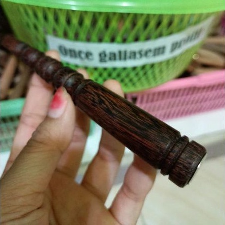 once/pipa rokok bahan kayu gali asem model ukir multifungsi