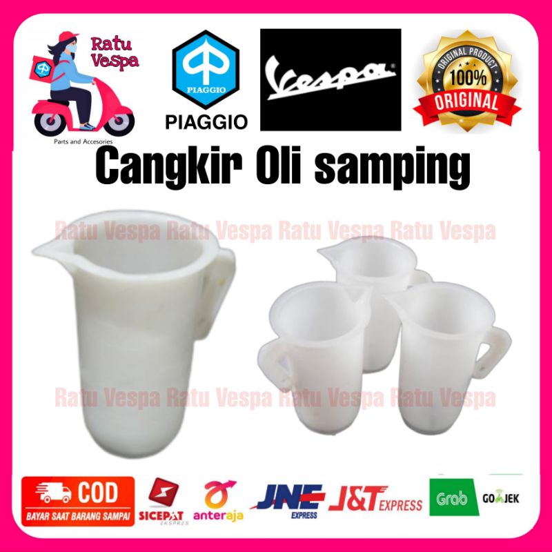 Gelas Ukur / Cangkir Oli Samping Vespa