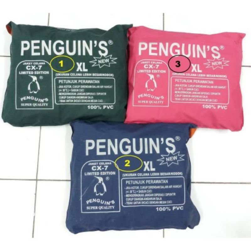 Jas Hujan Penguin CX7 XL