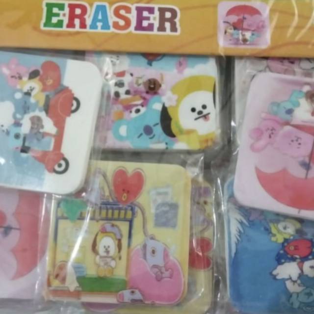 

24pcs Penghapus BTS / Eraser BTS / Penghapus BTS