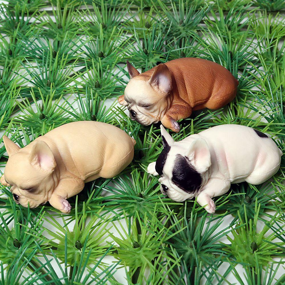 R-flower Model Anjing Bulldog Realistis Untuk Dekorasi Taman