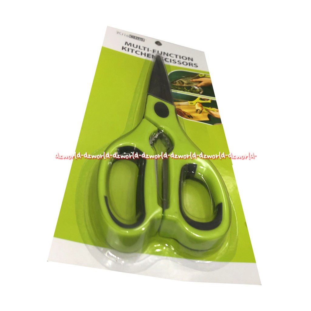 Krischef Multi Function Kitchen Scissors Gunting Dapur Serba Guna Kris Chef Detachable Kitchen Scissor Gunting Dapur Serba Guna