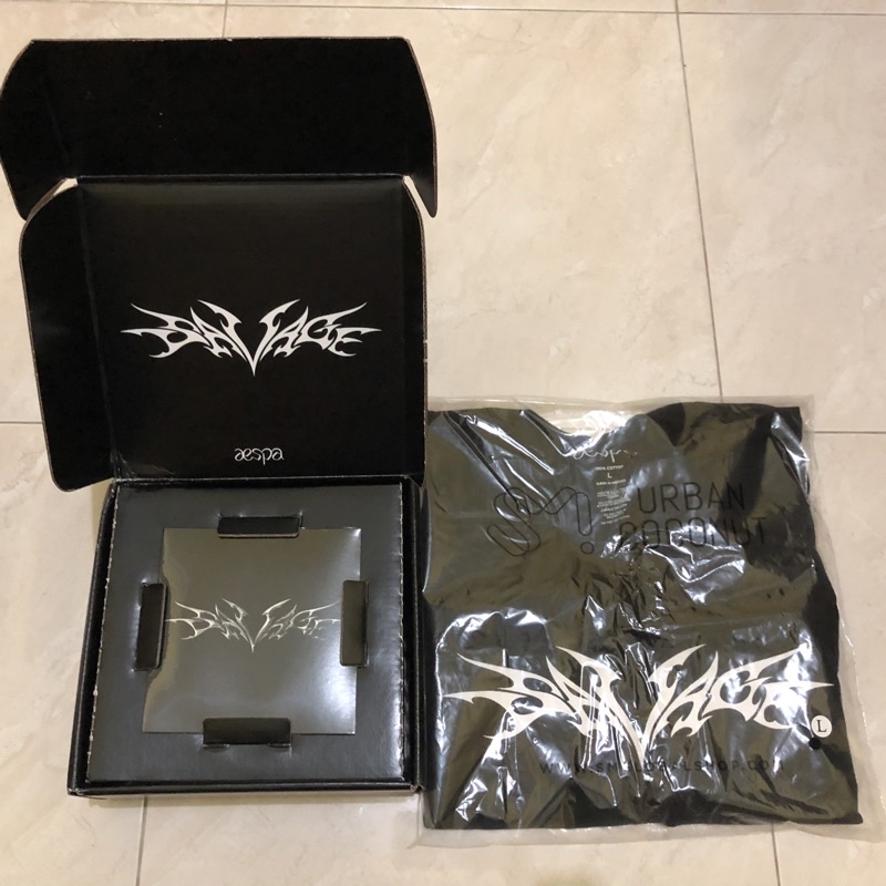 [Booked] Aespa Savage Deluxe Box Short Sleeve SGS