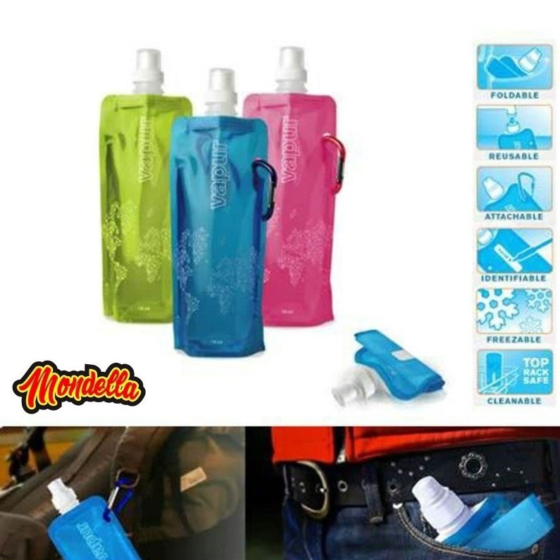 Botol Lipat Botol Air Minum Lipat Portable Vapour Vapur Portabel