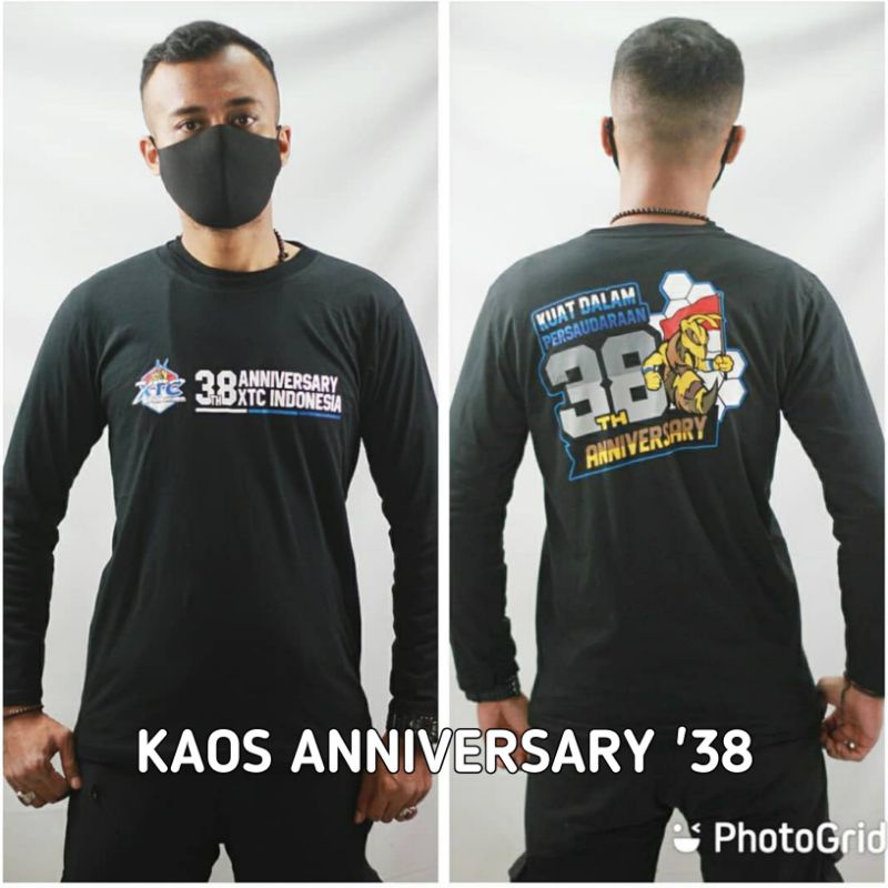 KAOS ANNIVERSARY '38 XTC INDONESIA