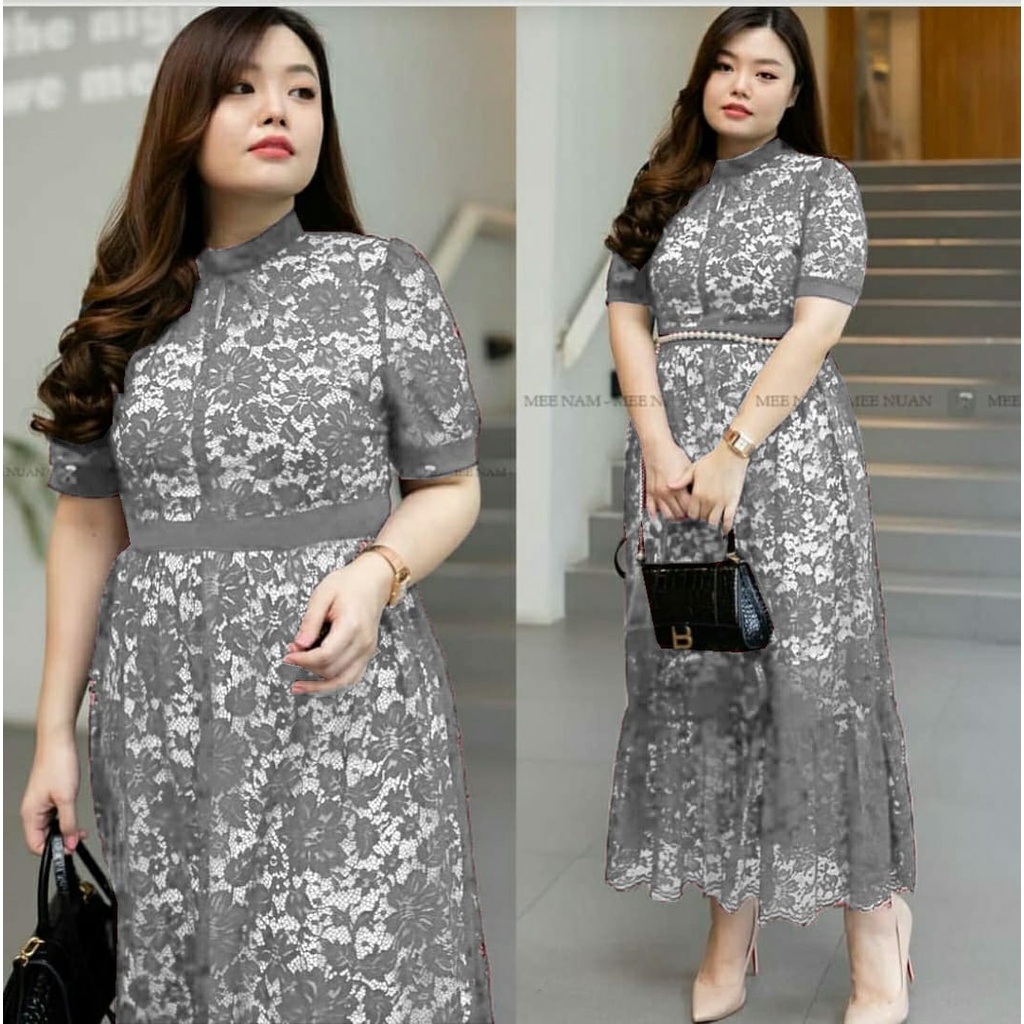 FWG -  DRESS MOMO / DRESS JUMBO WANITA / DRESS / BAJU DRESS WANITA / DRESS BRUKAT / LONGDRESS