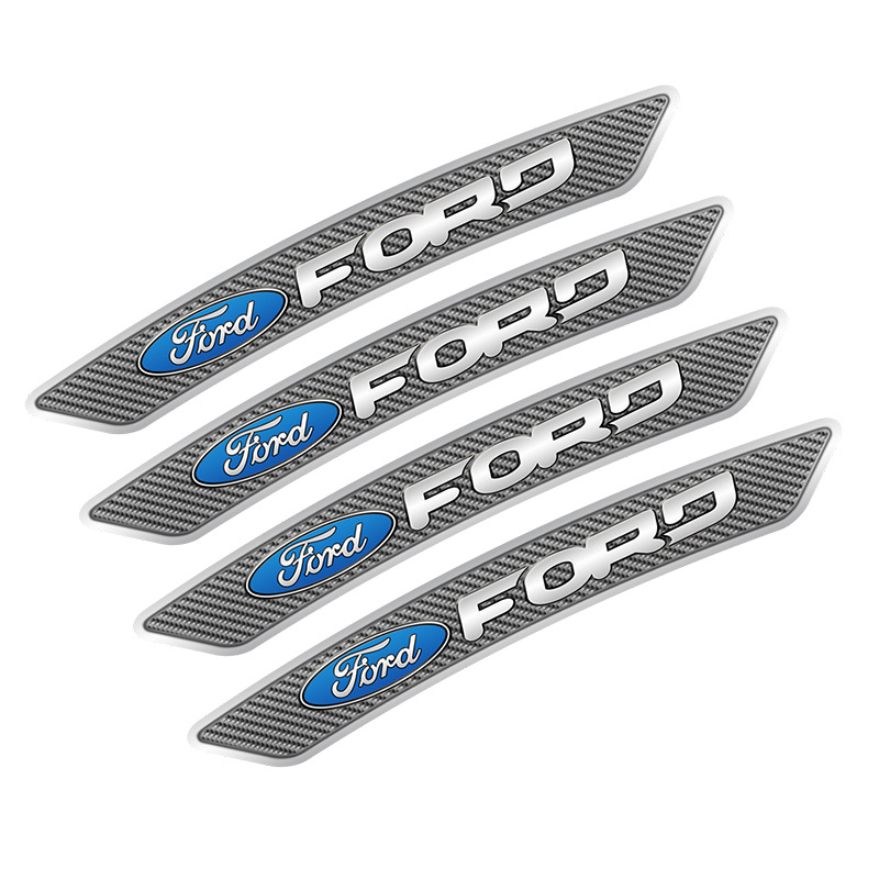 4pcs Stiker Mobil Balap Untuk Ford Fiesta Ranger Ecosport Focus Everest