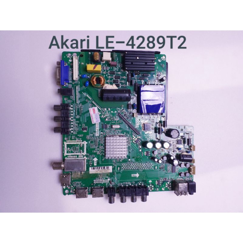 MB Mainboard Akari LE-4289T2 - LE 4289T2 Modul Mesin TV Akari Regulator PSU
