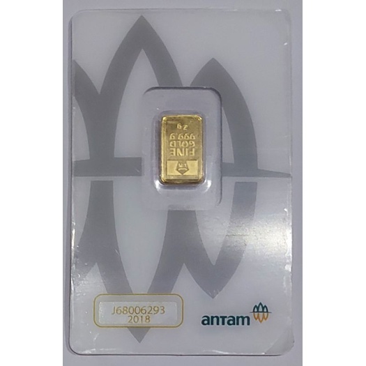 KHUSUS KOLEKTOR!!! Logam Mulia Antam 2 Gram [Tahun 2018]