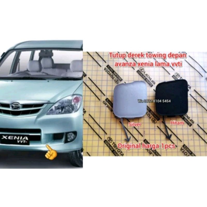 TUTUP DEREK TOWING BUMPER DEPAN AVANSA XENIA LAMA
