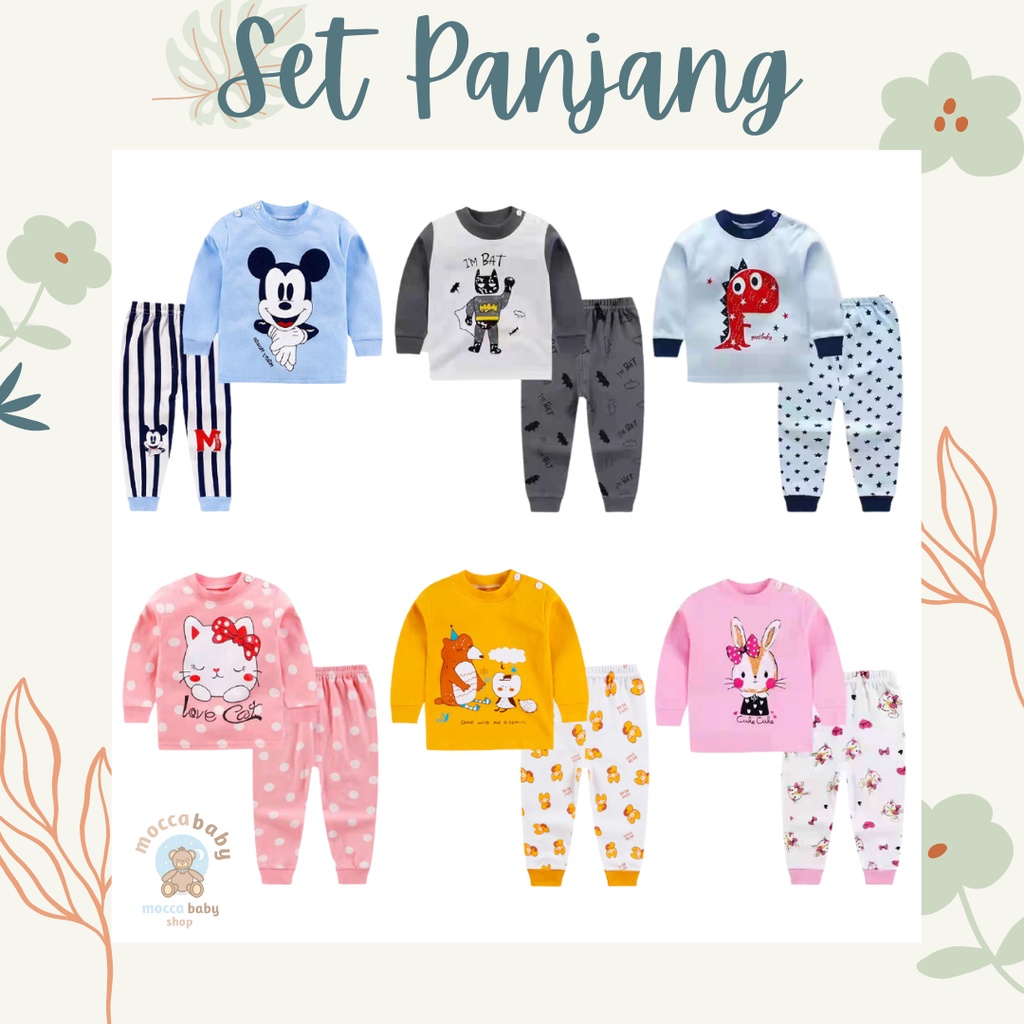MBSS Baju Premium Anak Bayi Piyama Jumper Jumpsuit Celana Tidur Lengan Panjang NEW H5 112