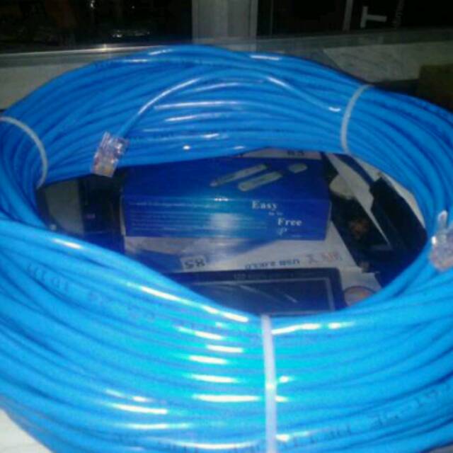 Kabel Lan cat5e 20m / 20 meter / 20 m + rj 45