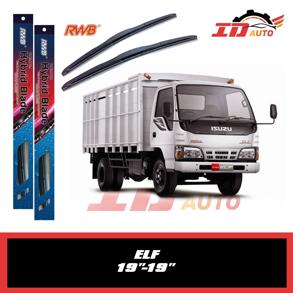 WIPER ISUZU ELF SET UKURAN 19 DAN 19 MERK RWB