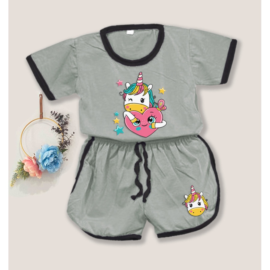 VS - SETELAN PLAYSET CUPA CUP BAJU ANAK KARAKTER DIVA / SET ANAK BALITA CORN MINNIE DIVA / SETELAN ANAK UNISEX