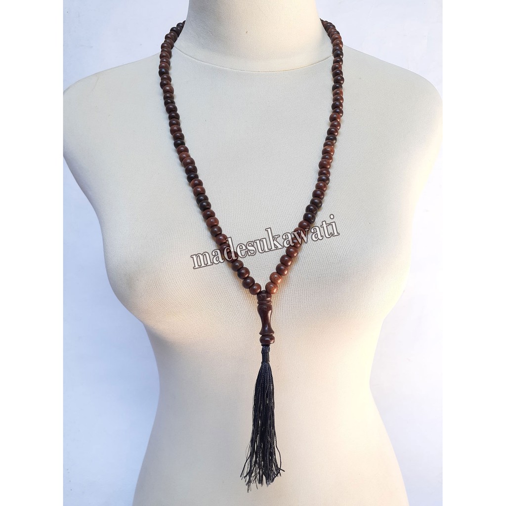 Kalung bola kayu gaharu tasbih