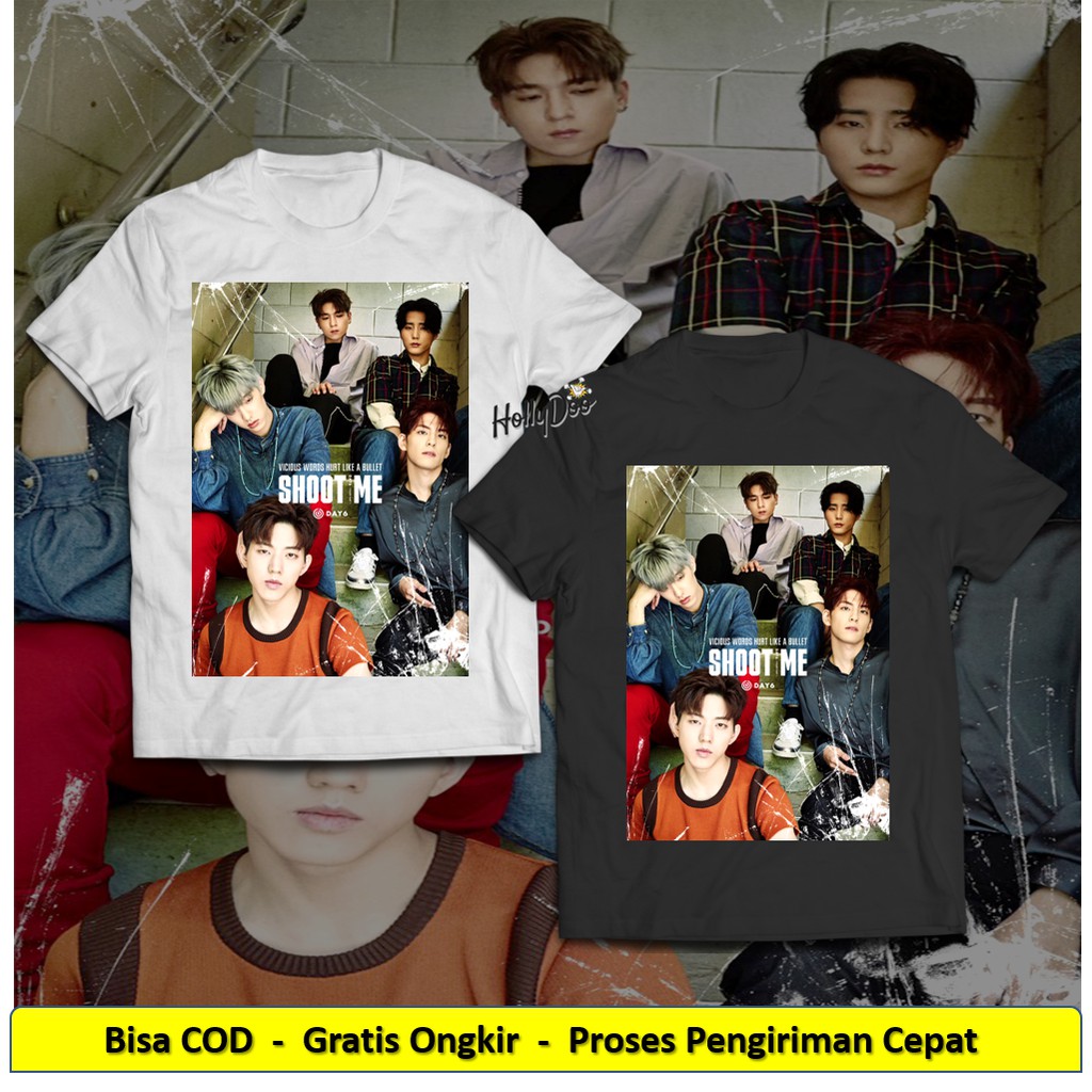 Day6 T-Shirt Photo Cover Jae Sungjin Young K Wonpil Dowoon Kaos Unisex