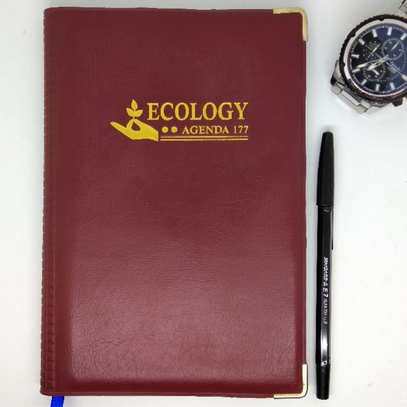 

Buku Agenda Kulit ECOLOGY 177 Merah