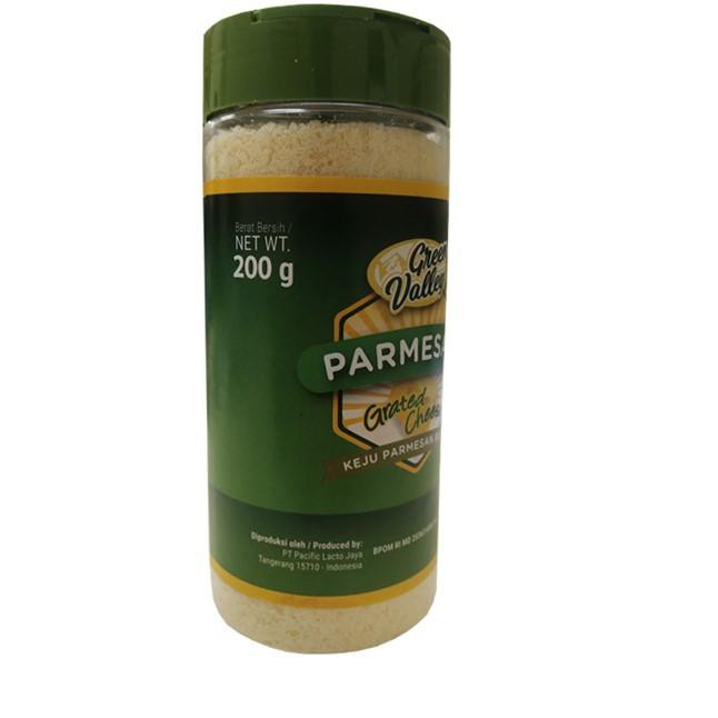 

[KODE BARANG 647] Green Valley Grated Parmesan 200 gr TERLARIS!!!
