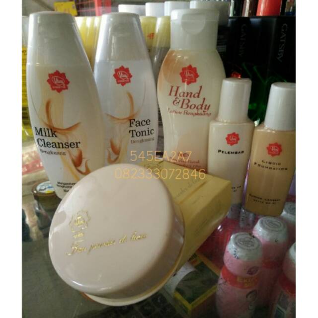 Paket viva kosmetik terdiri dari 6 produk: