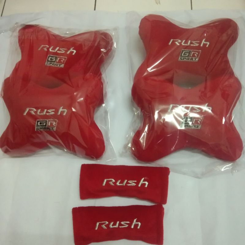 aksesoris interior bantal mobil rush gr sport
