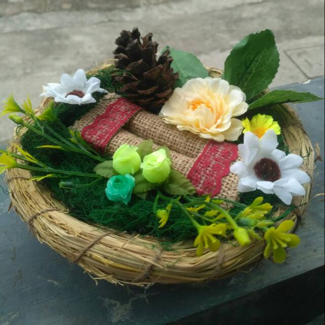 Tempat cincin rustic / ring box