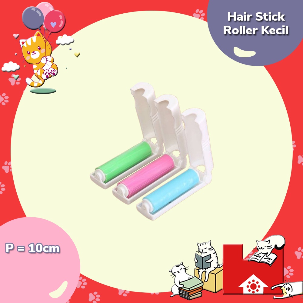 Roller Pembersih Bulu Kucing Pakaian - Hair Stick Roler Kecil