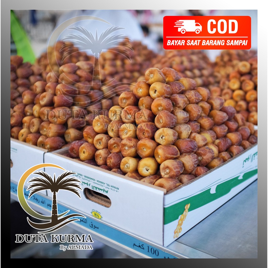 

{COD} Kurma SUKARI 3KG Basah Sukkari GRADE A Premium 100% Asli Original untuk Oleh Oleh Haji dan Umroh