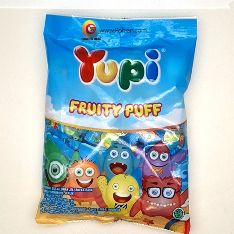 YUPI STRAWBERRY/RASA FRUITY PUFF