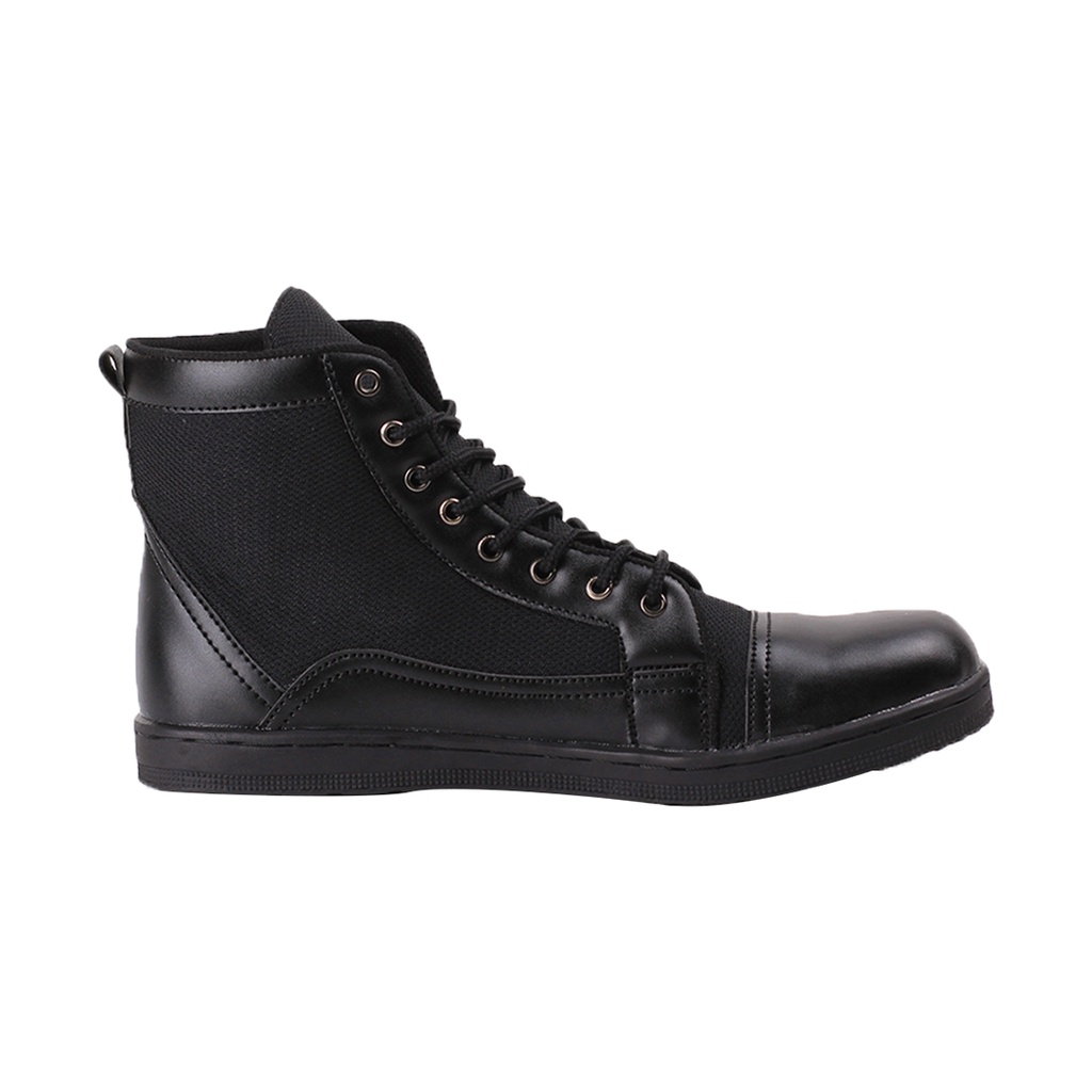 Sepatu Boots Sepatu Safety Pria Shoes Safety Premium Murah Keren - Gohan-HITAM