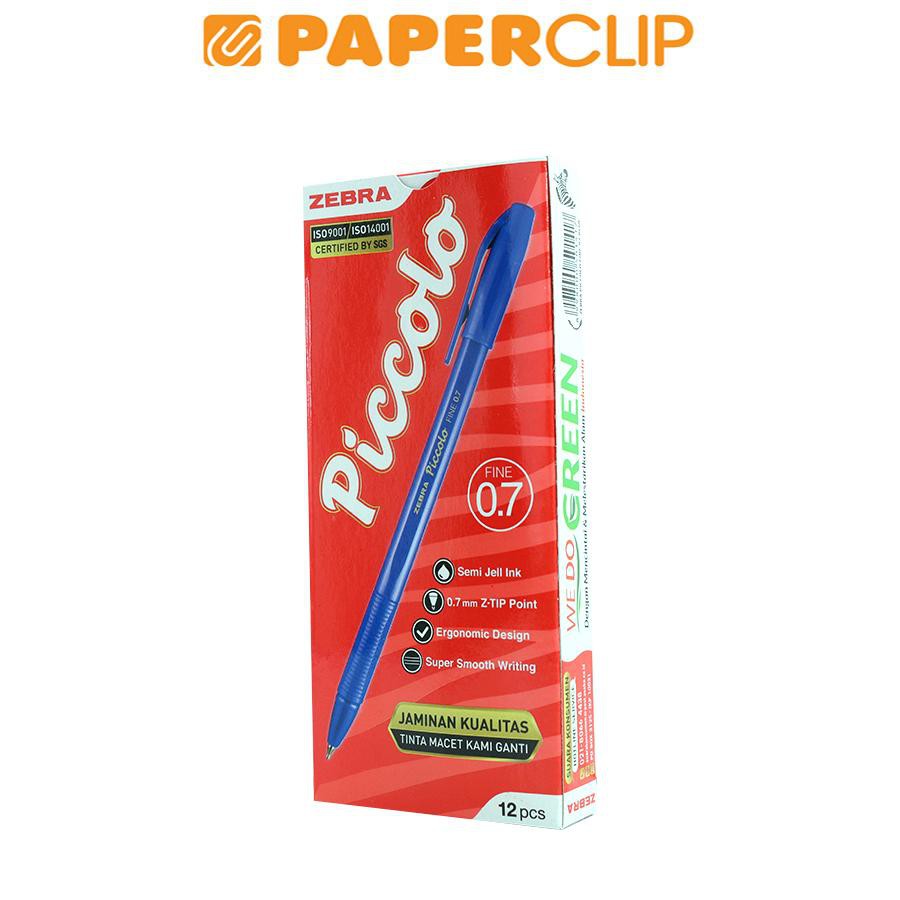

BALLPOINT ZEBRA PICCOLO 07 12 BLUE