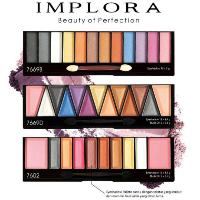 EYESHADOW &amp; BLUSH ON IMPLORA BPOM