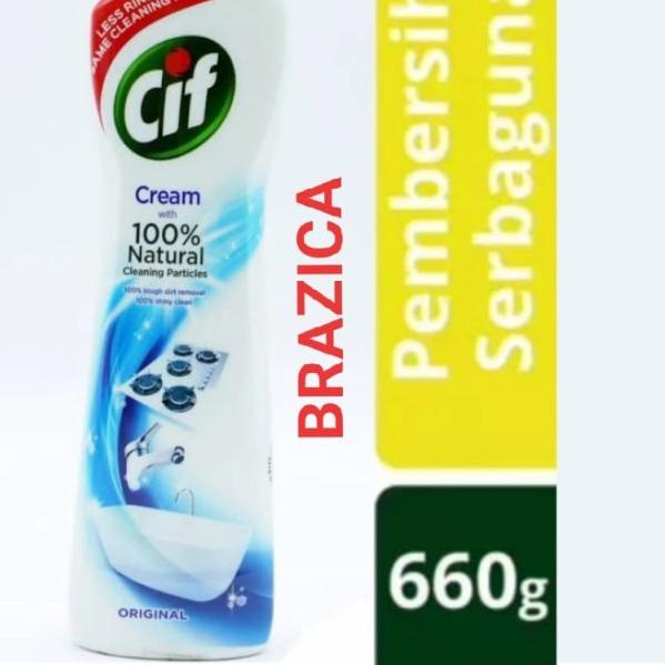 ♔ CIF Cream Lemon 660gr / CIF Lemon 660 gr / Pembersih Serbaguna CIF - ORIGINAL ❋