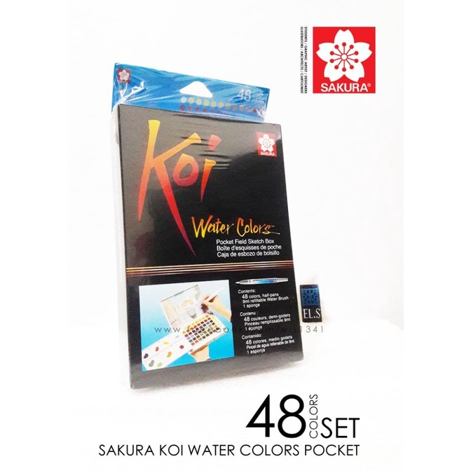

Sakura Koi Water Color Pocket Set 48