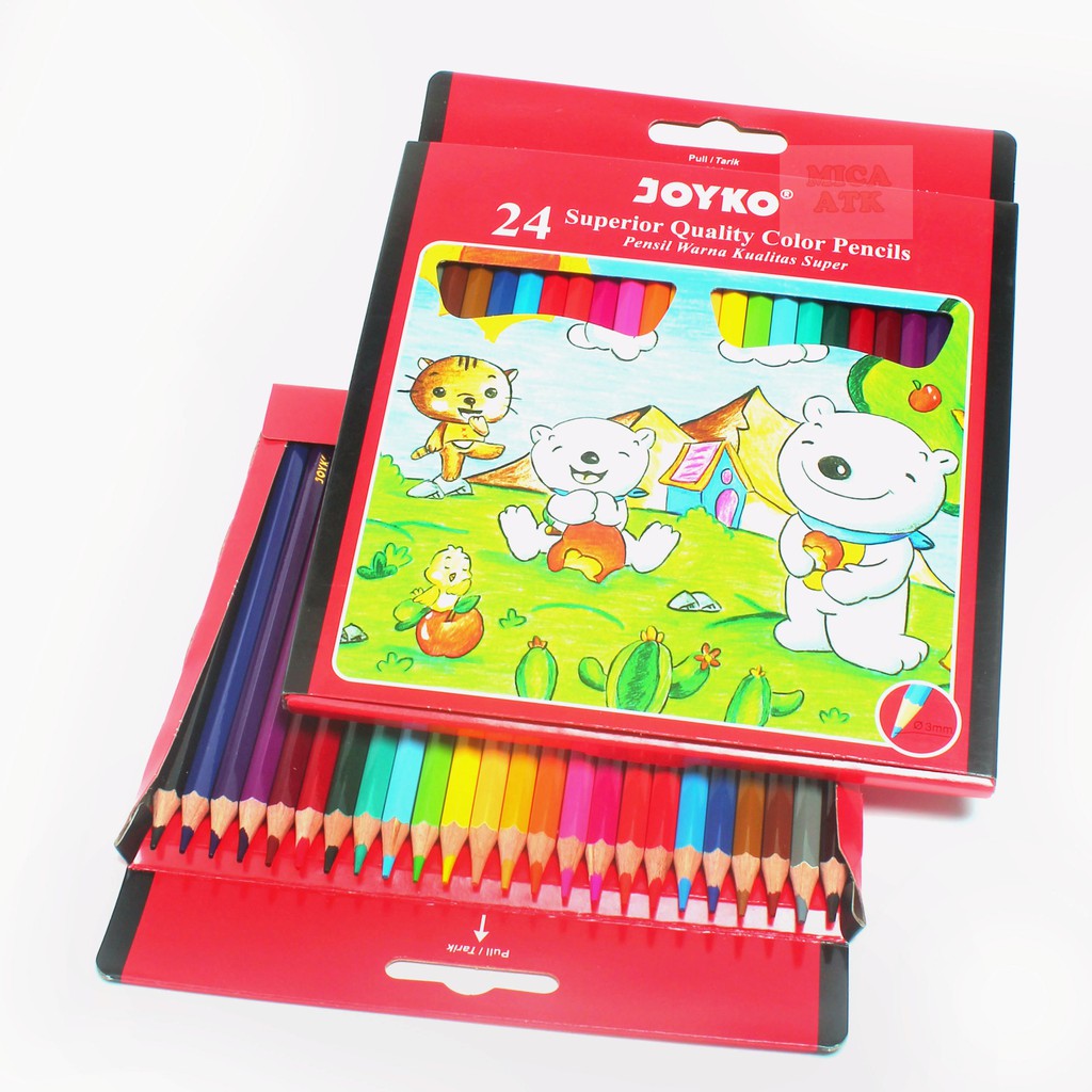 

JOYKO Colour Pencil CP-24PB [ 24 Warna ]