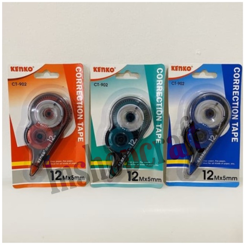 

Tip-ex Kertas Correction Tape Kenko CT-902 12 Meter Murah [INSHOP]