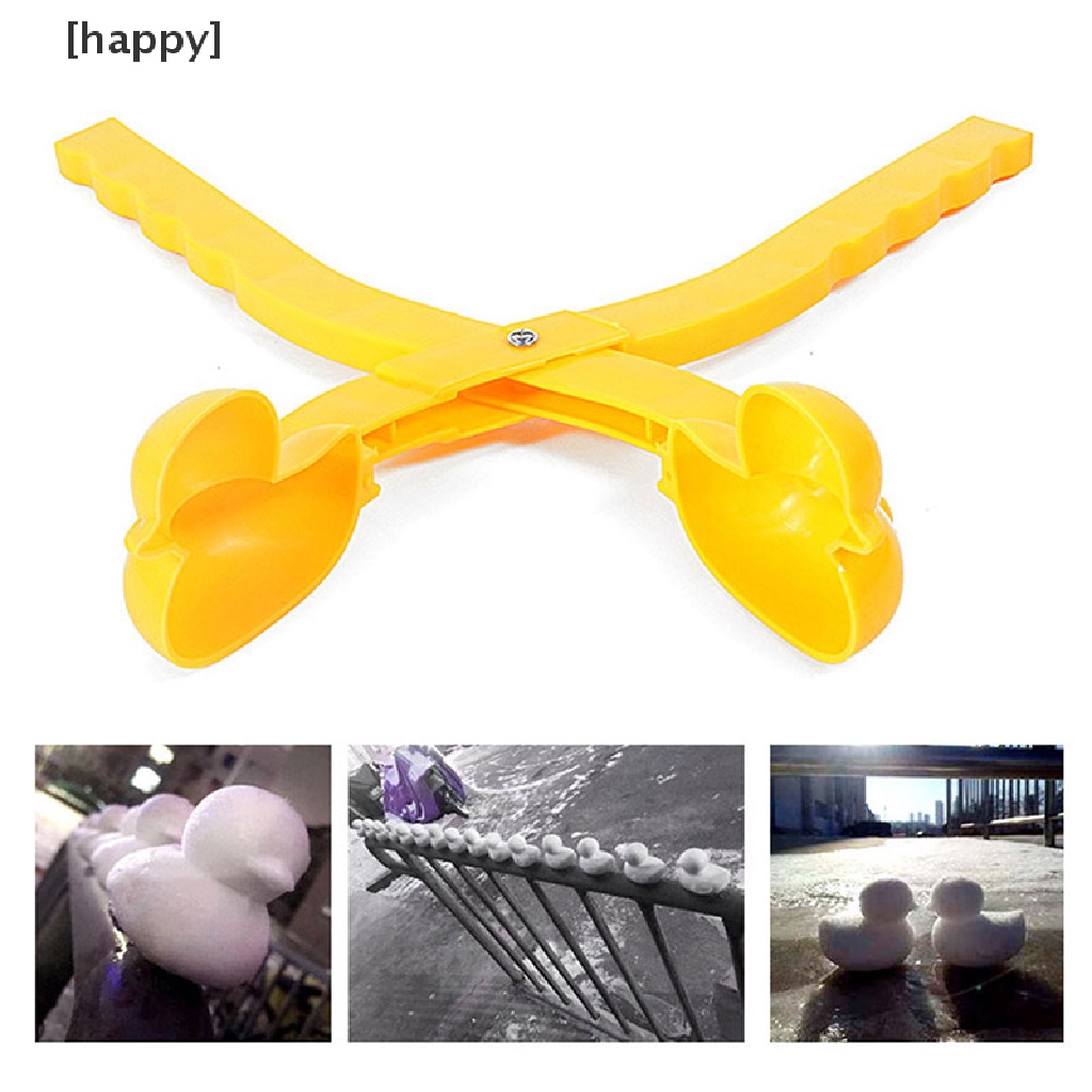 Ha Klip Cetakan Pembuat Bola Salju Bahan Plastik Untuk Anak / Outdoor