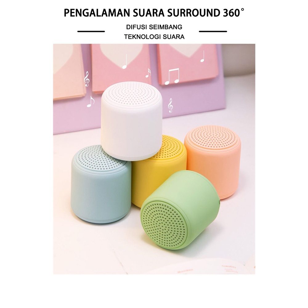 ITS Macaron Mini Bluetooth Speaker Subwoofer Pembicara Wireless TWS Surround