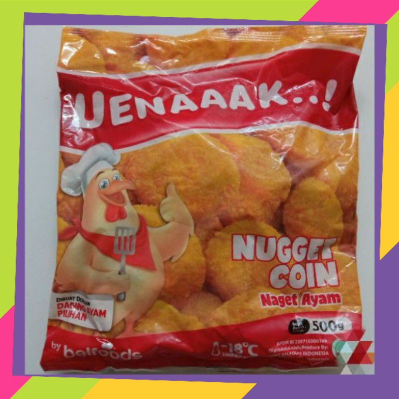 

Belfood Uenak Nugget Coin 500gr