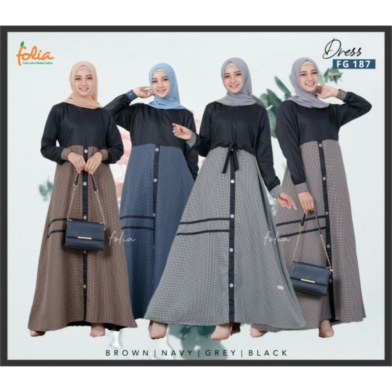 Gamis Linen UNIQLO mix Toyobo FG 187 by Folia