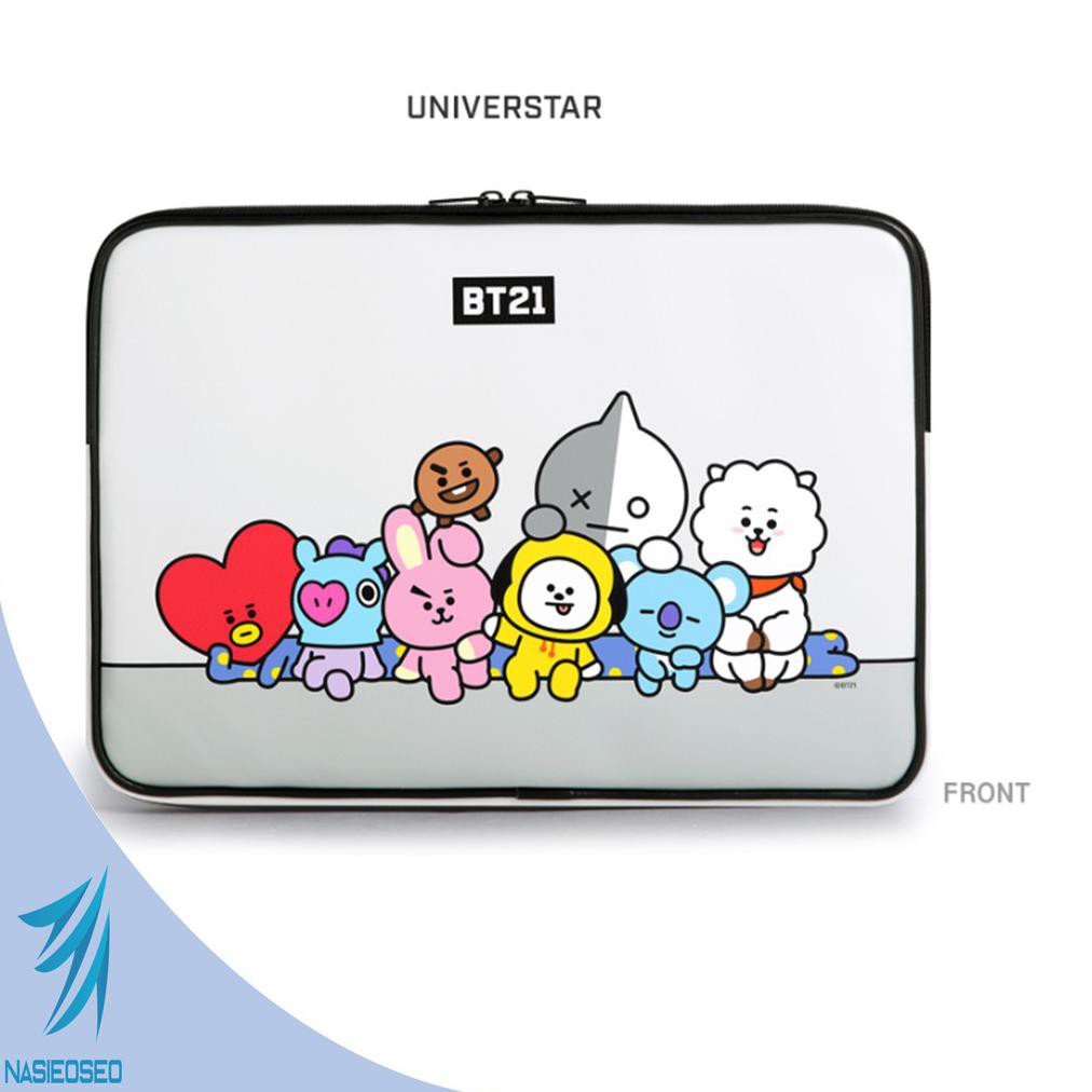 Bts Bt21 Official Authentic Product Pu Pouch Laptop Pouch 13inch
